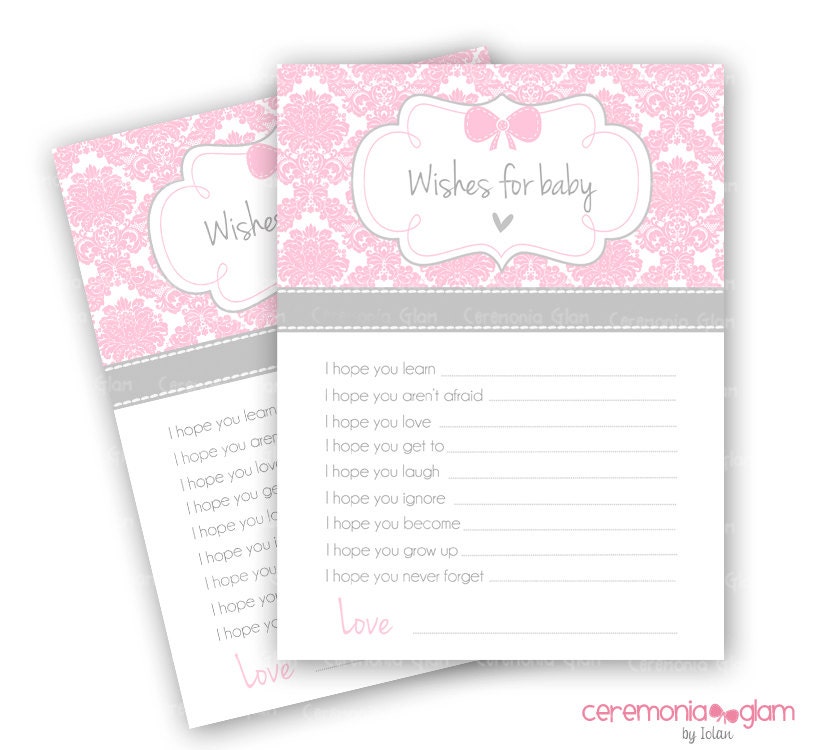 baby shower wishes for baby printable printable baby shower wishes